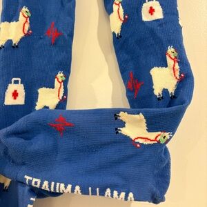 FIGS Compression Socks Trauma Llama
